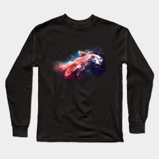 Nebula Flowers - Cute Fox Long Sleeve T-Shirt